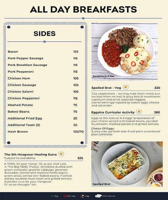 Menu page: Sides